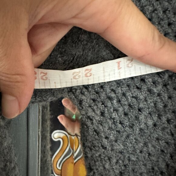 Michael Stars V-Neck Button Front Marled Gray Knit‎ Cardigan Size Small - Picture 8 of 9